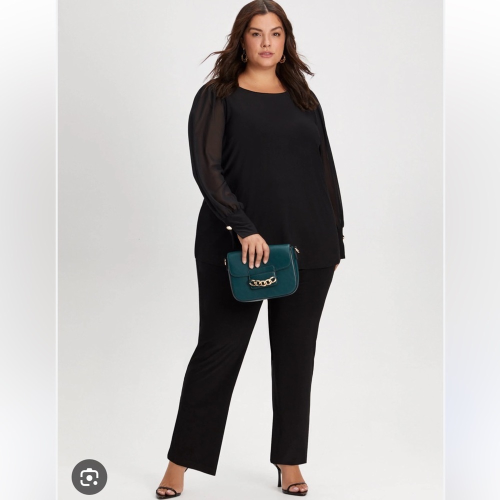 NWT Laura Chiffon Sleeve Top​ - Picture 13 of 13